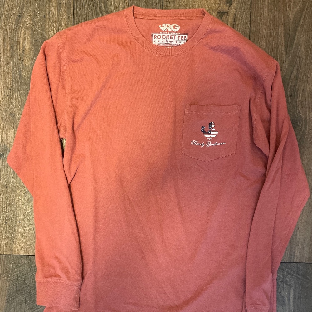Rowdy Gentlemen Reagan Bush ‘84 Long-sleeve Pocket T-Shirt